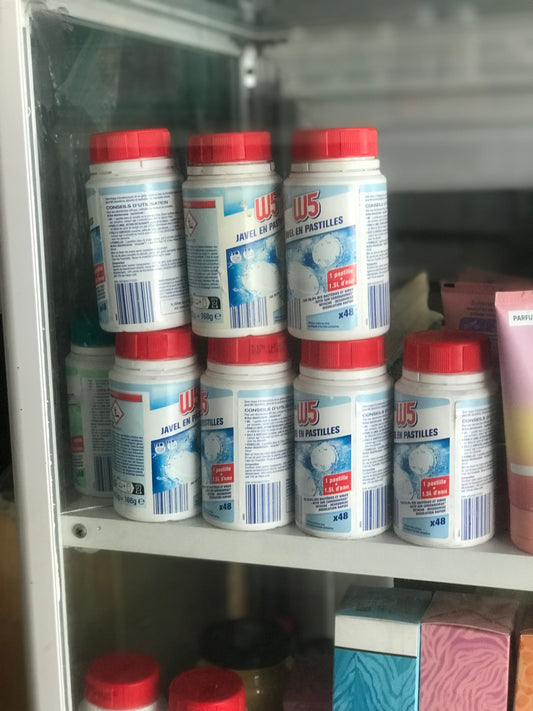 Eau de javel en pastille